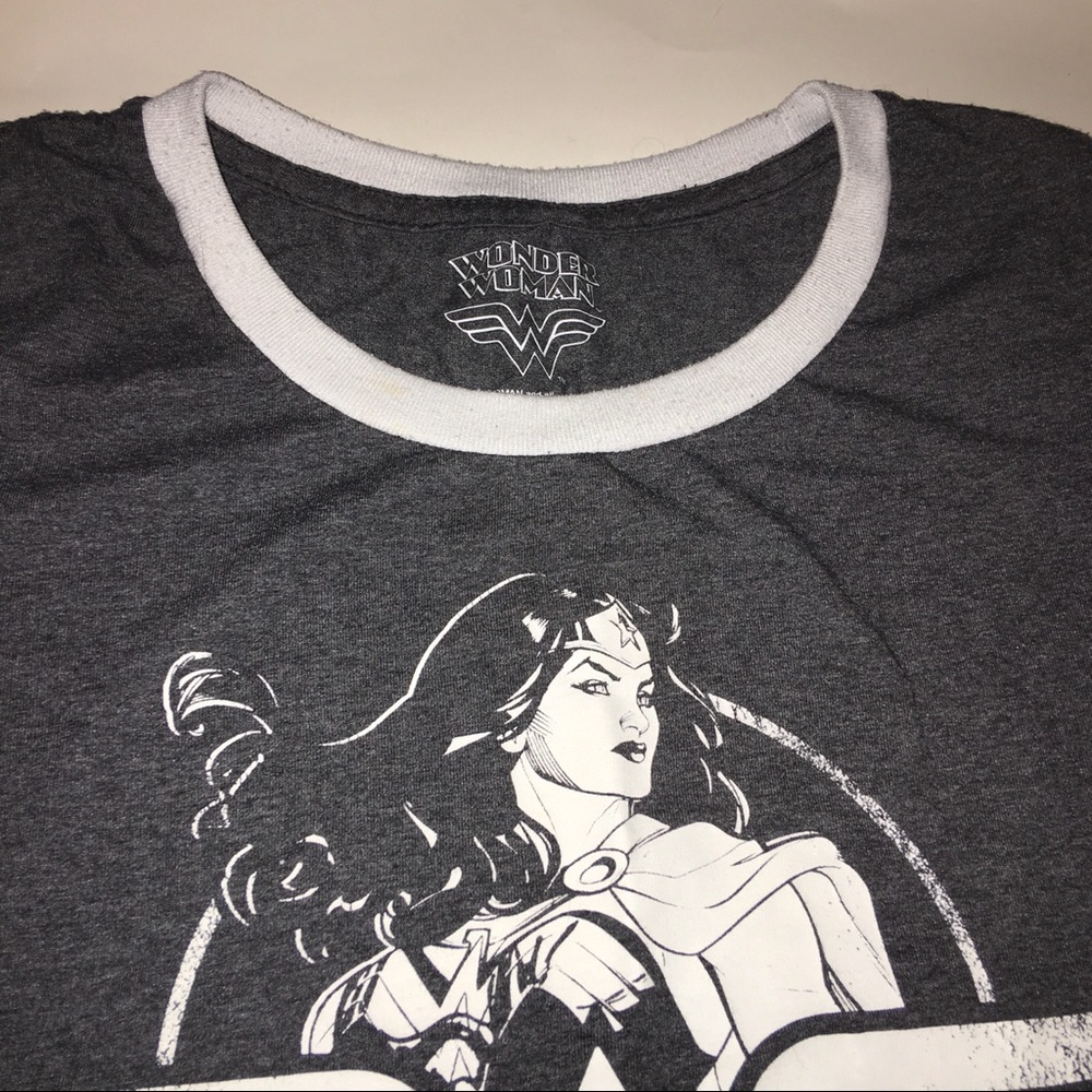 Wonder Woman Ringer Tee - Picture 2 of 4